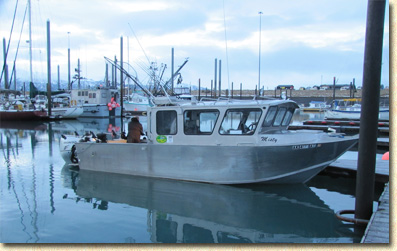 The M/V Amara Rose charter boat for Homer combo rockfish, halibut and salmon fishing charters.